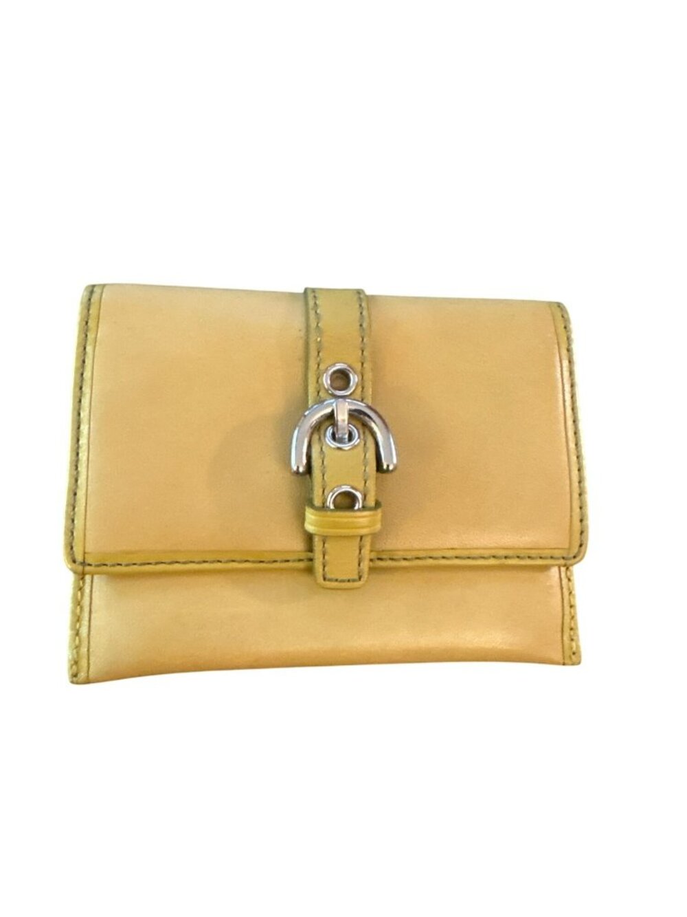 Vintage Coach SoHo Leather Snap Closure Card Wallet